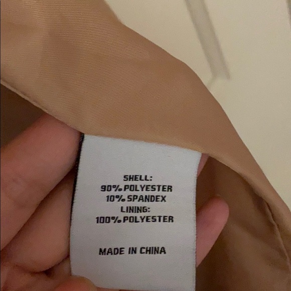 NWOT Badgley Mischka long camel coat size: L - Picture 8 of 12